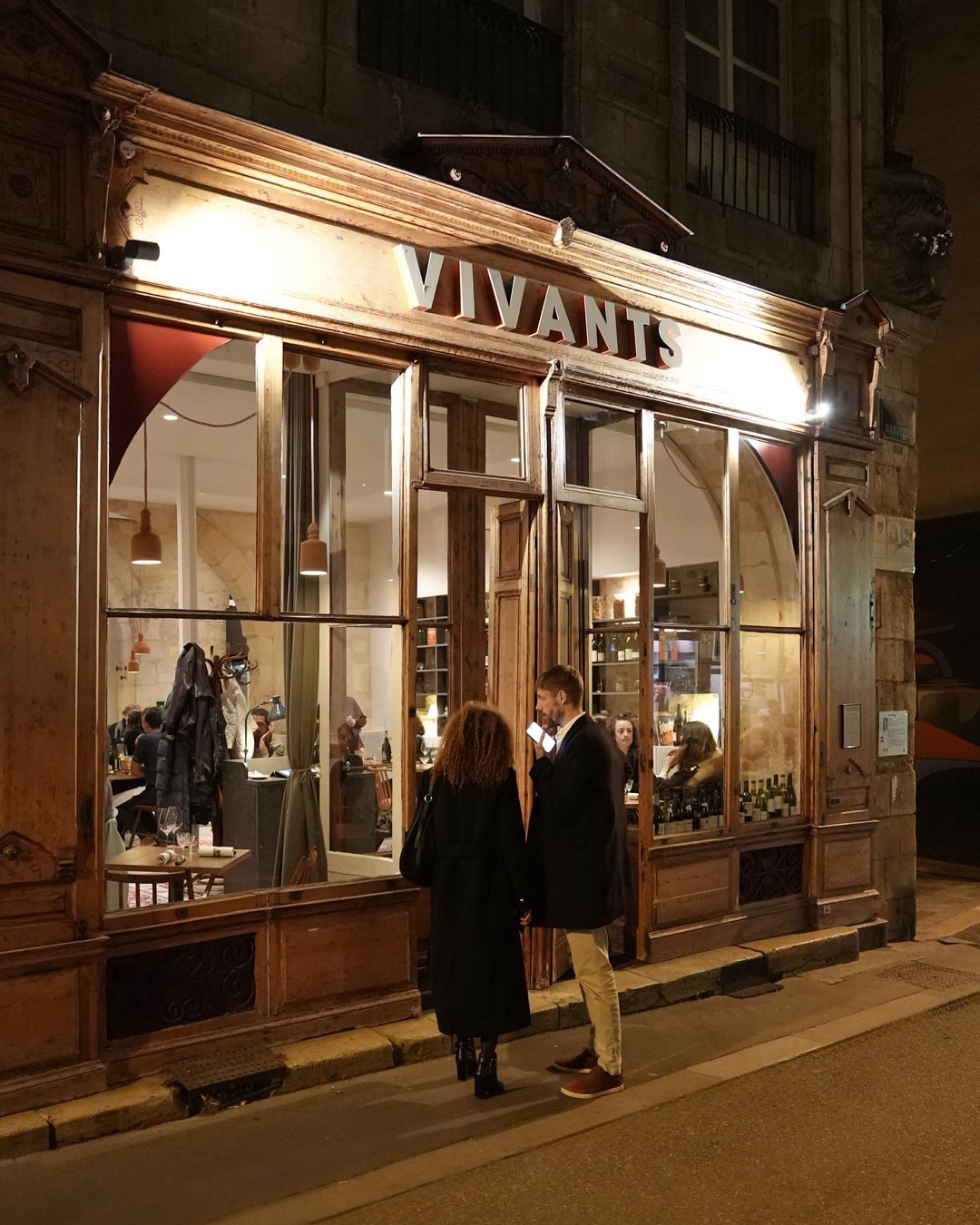 Restaurant Vivants menus à l'aveugle